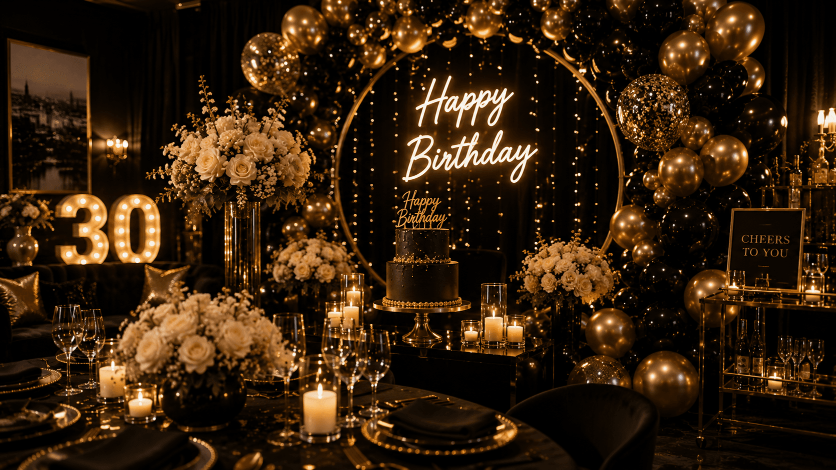 Birthdays custom cake by Monarch & Grain Co.