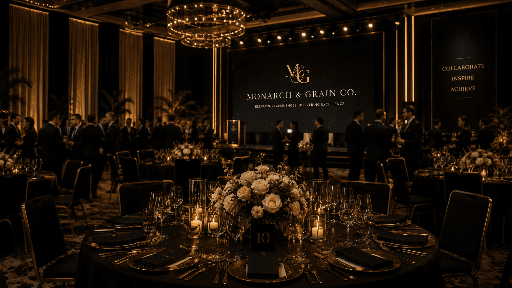 Corporate Events custom cake by Monarch & Grain Co.