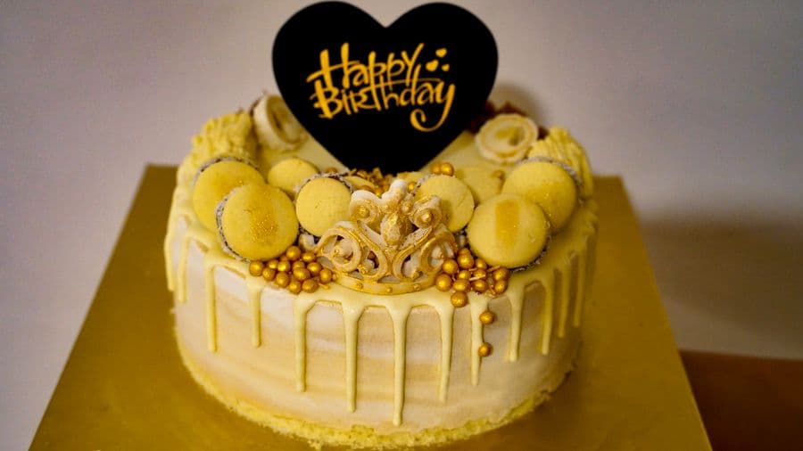 Birthdays custom cake by Monarch & Grain Co.